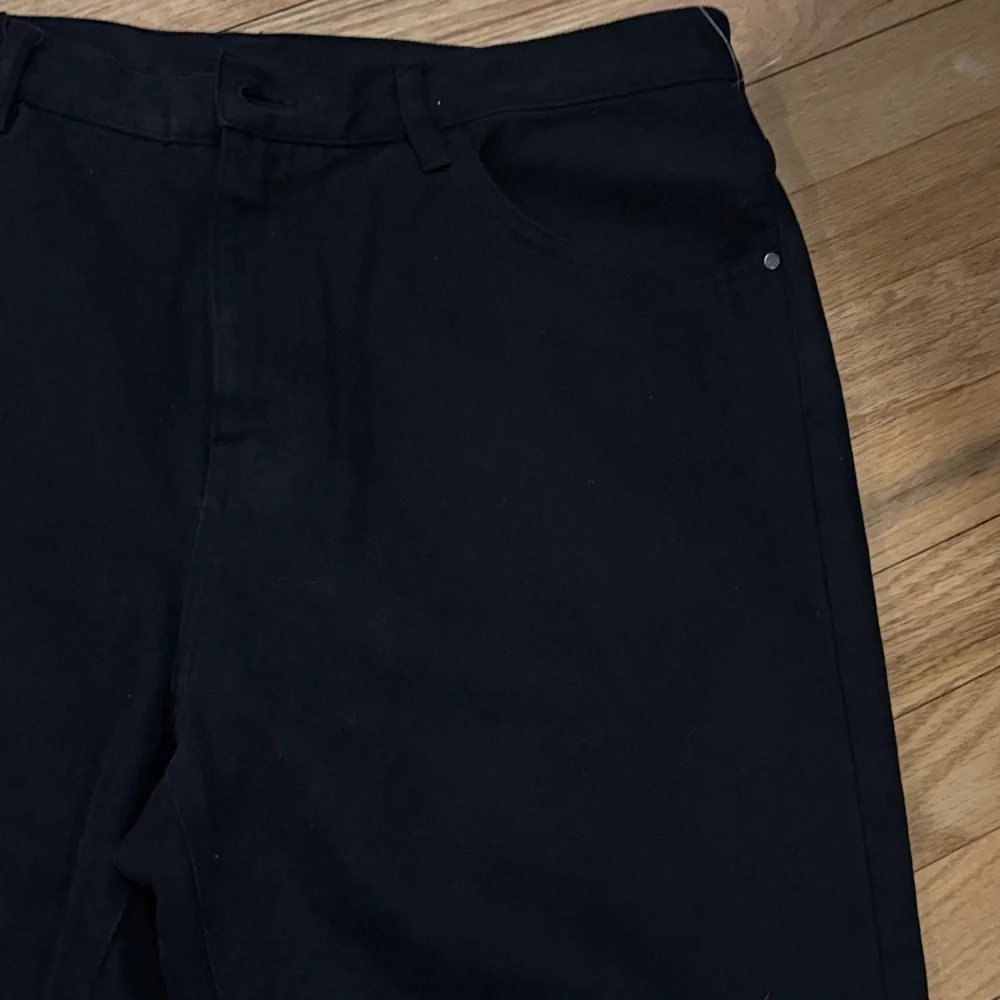Massimo Dutti Men's Black Straight Leg Raw Hem Jeans, NWT - Picture 5 of 8
